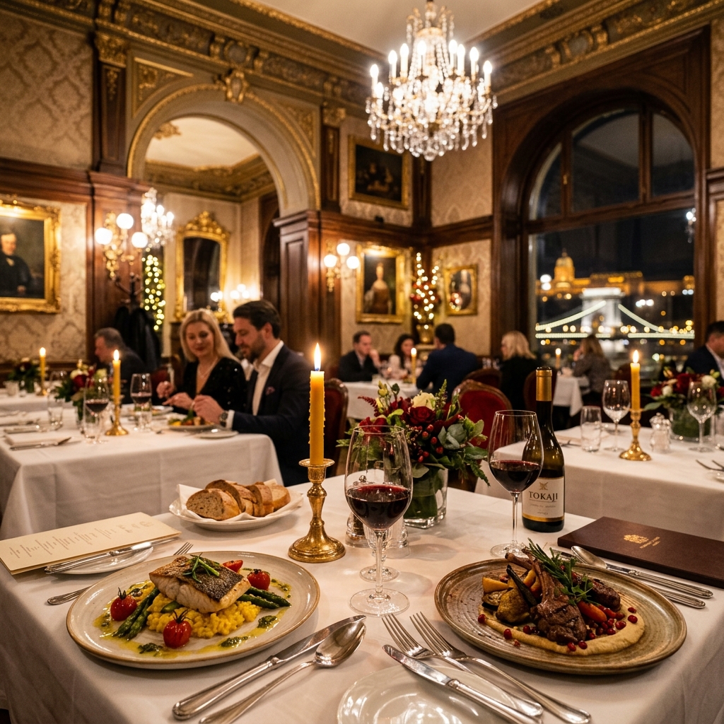 Fine dining in Budapest